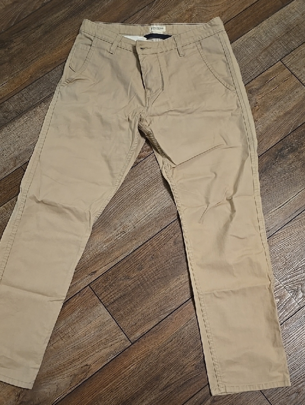 Men's Slim Fit Chino Pants - Tan